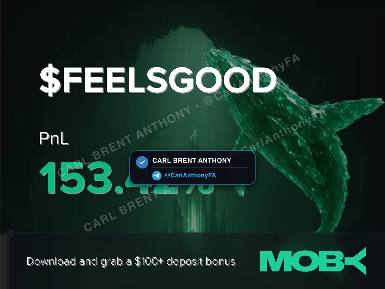 Carl Brent Anthony verified member profit proof - Carl Anthony Member Profit Proof 12