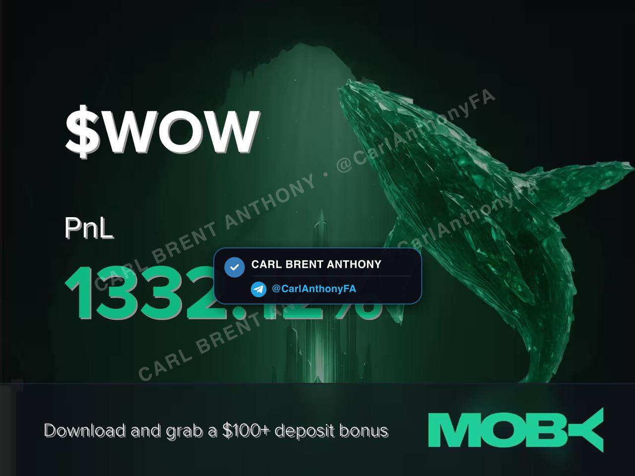 Carl Brent Anthony verified member profit proof - Carl Anthony Member Profit Proof 17