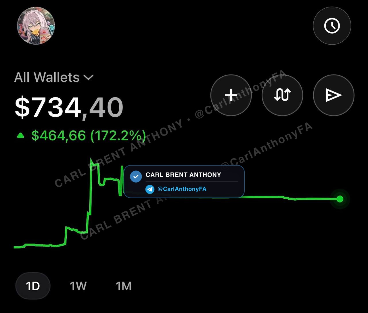 Carl Brent Anthony verified member profit proof - Carl Anthony Member Profit Proof 19
