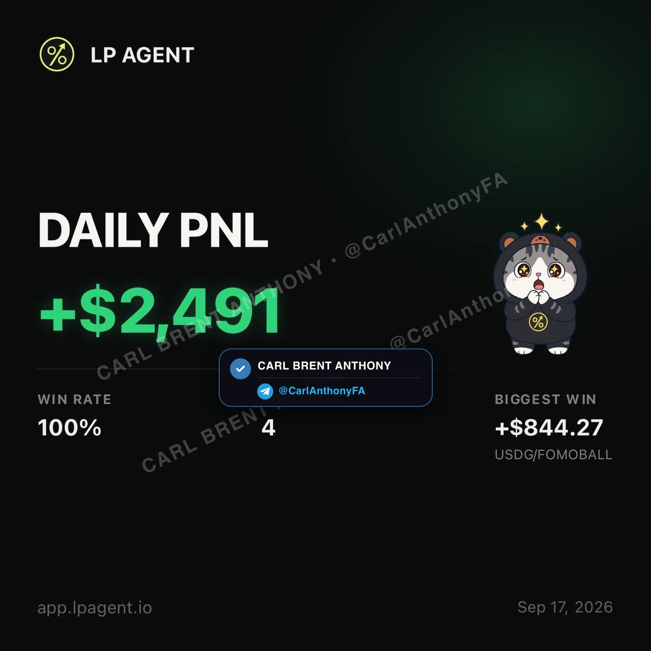 Carl Brent Anthony verified member profit proof - Carl Anthony Member Profit Proof 20
