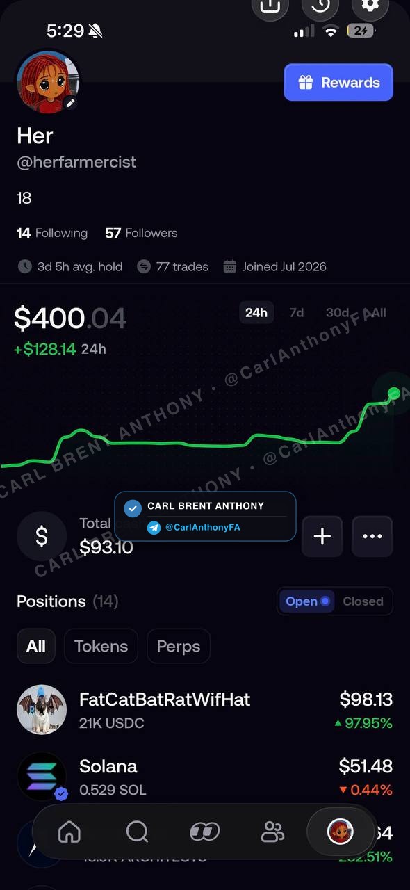 Carl Brent Anthony verified member profit proof - Carl Anthony Member Profit Proof 21