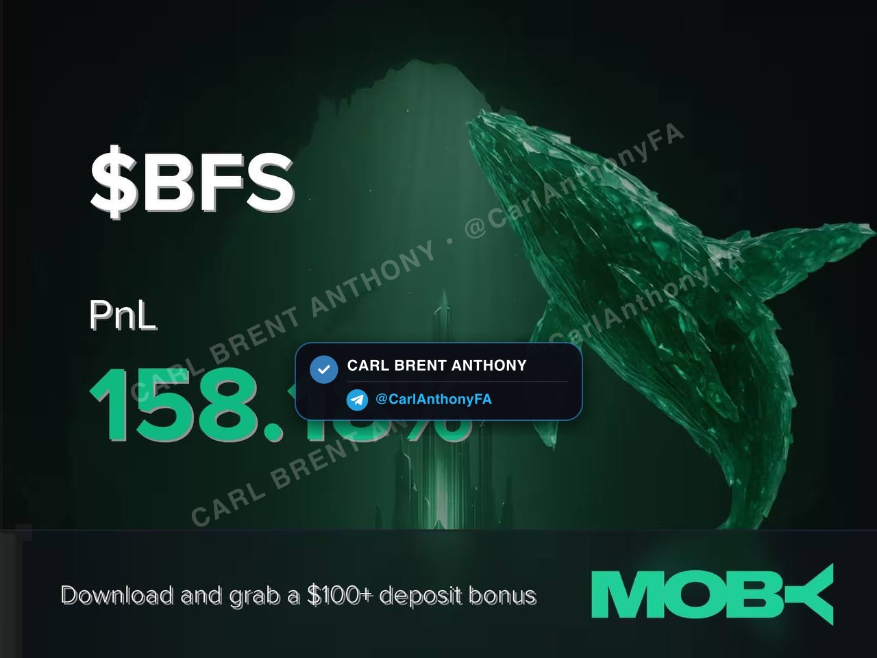 Carl Brent Anthony verified member profit proof - Daily Income Trading Results 2