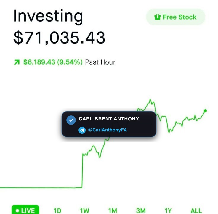 Carl Brent Anthony verified member profit proof - Learn And Earn Trading Success 1