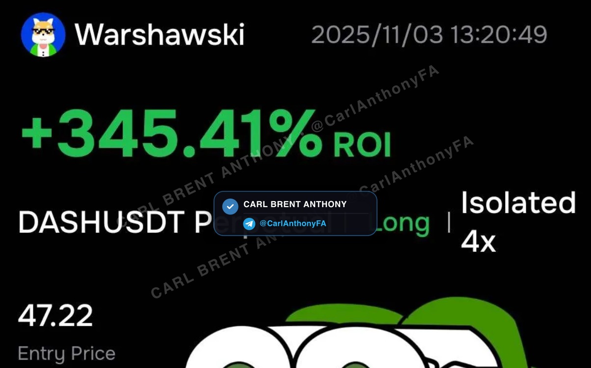Carl Brent Anthony verified member profit proof - Member Success Investment Gains 4