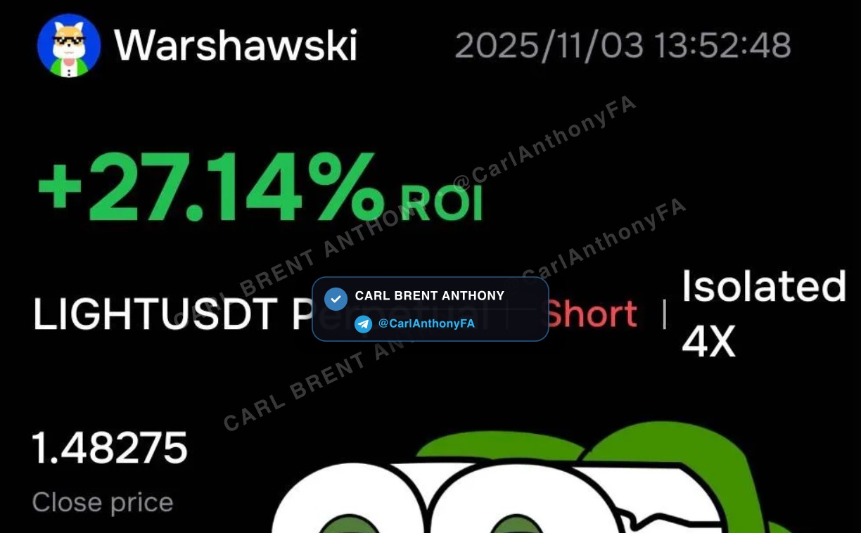 Carl Brent Anthony verified member profit proof - Trading Profits Forex Results 3